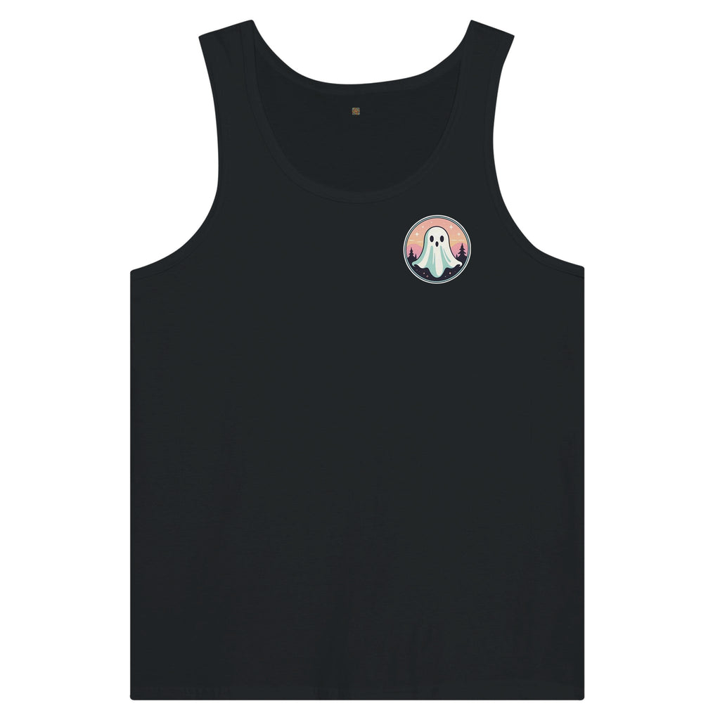 Retro Vice Ghost Forest Backdrop Premium Unisex Tank Top - DazeRoom