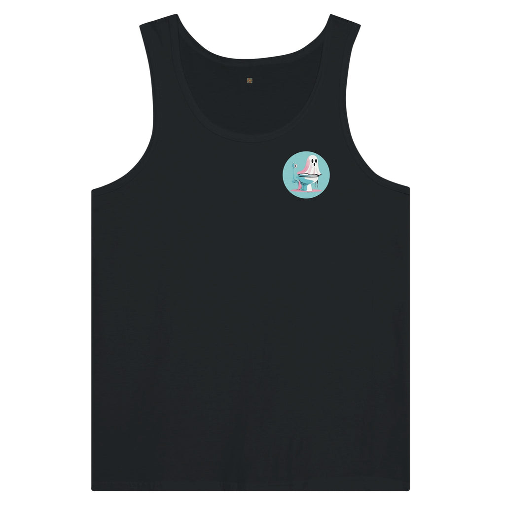 Scared Ishless 3 Blue Retro Vice Edition Premium Unisex Tank Top - DazeRoom