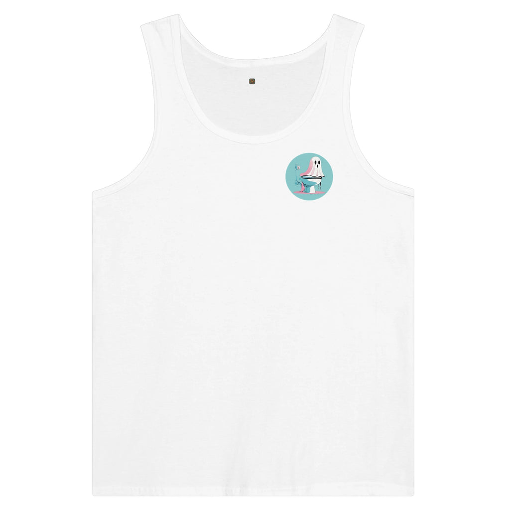 Scared Ishless 3 Blue Retro Vice Edition Premium Unisex Tank Top - DazeRoom