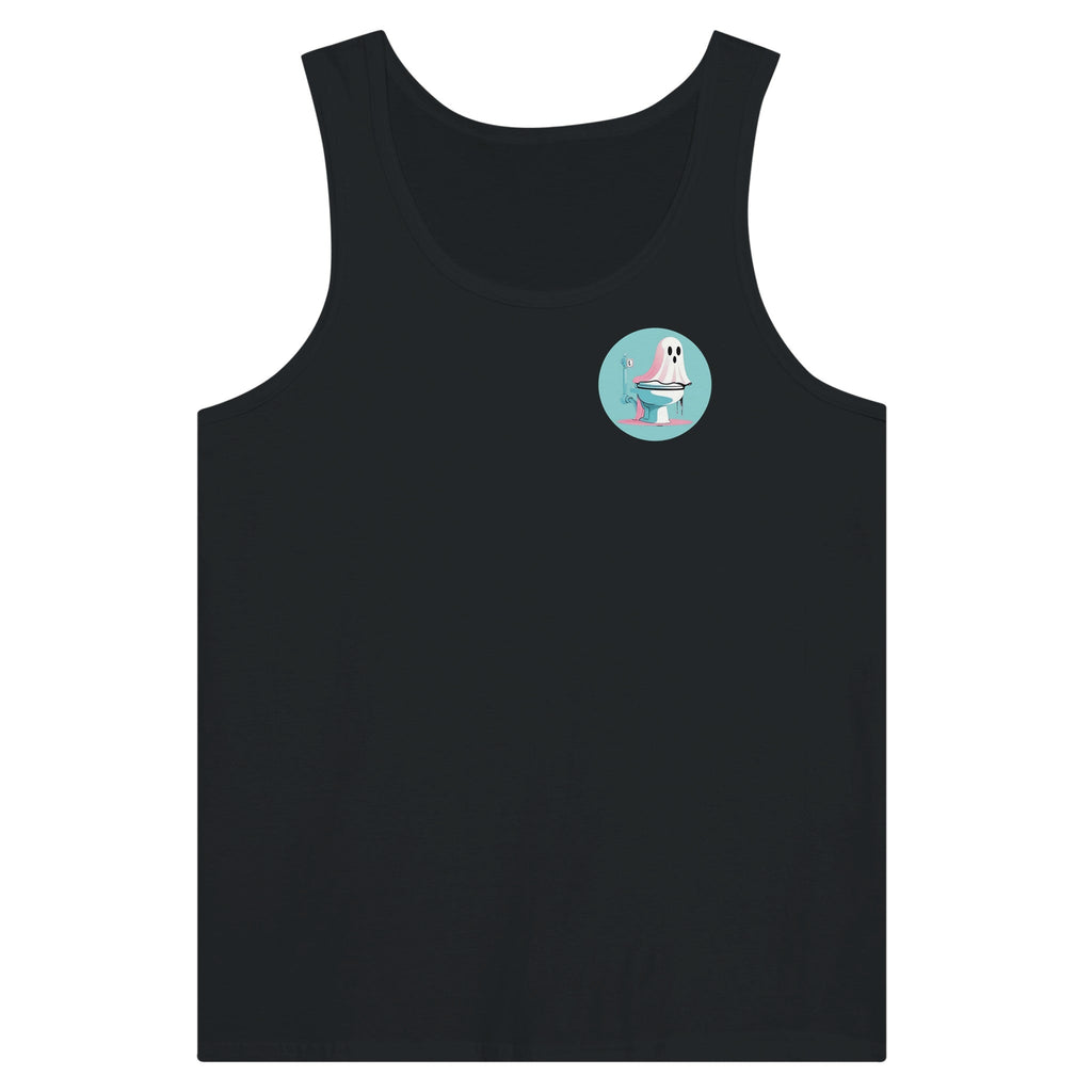 Scared Ishless 3 Blue Retro Vice Edition Premium Unisex Tank Top - DazeRoom