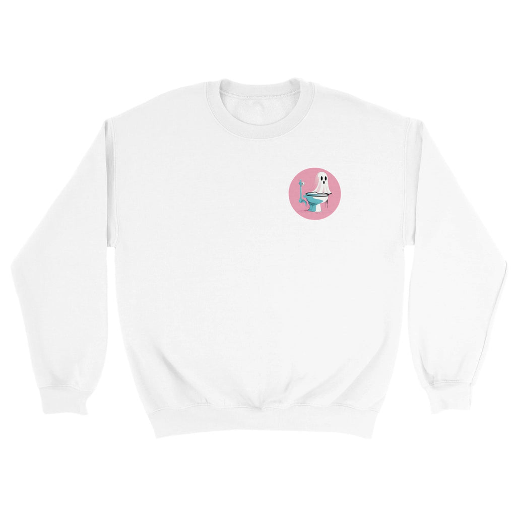 Scared Ishless 3 Pink Retro Vice Edition Classic Unisex Crewneck Sweatshirt | Gildan® 18000 - DazeRoom