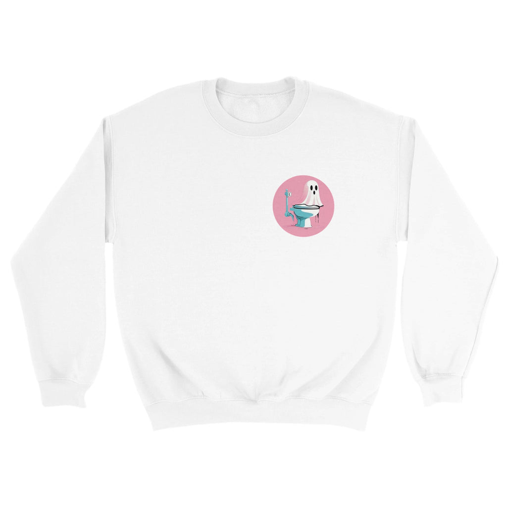 Scared Ishless 3 Pink Retro Vice Edition Classic Unisex Crewneck Sweatshirt | Gildan® 18000 - DazeRoom