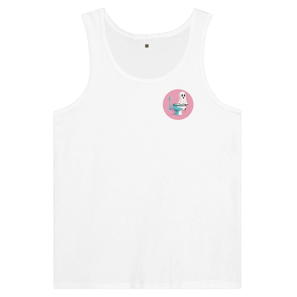 Scared Ishless 3 Pink Retro Vice Edition Premium Unisex Tank Top - DazeRoom