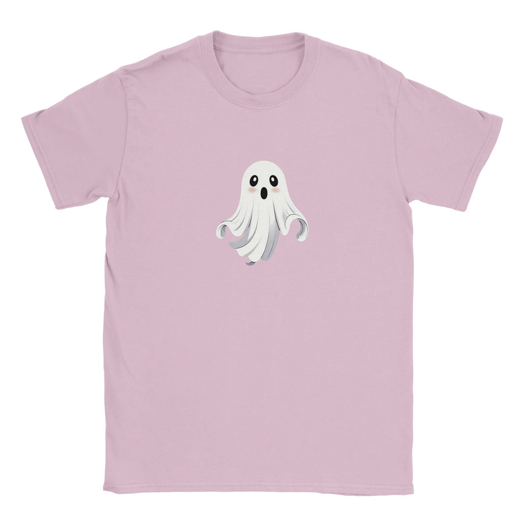 Shy Ghost Classic Kids Crewneck T-shirt - DazeRoom