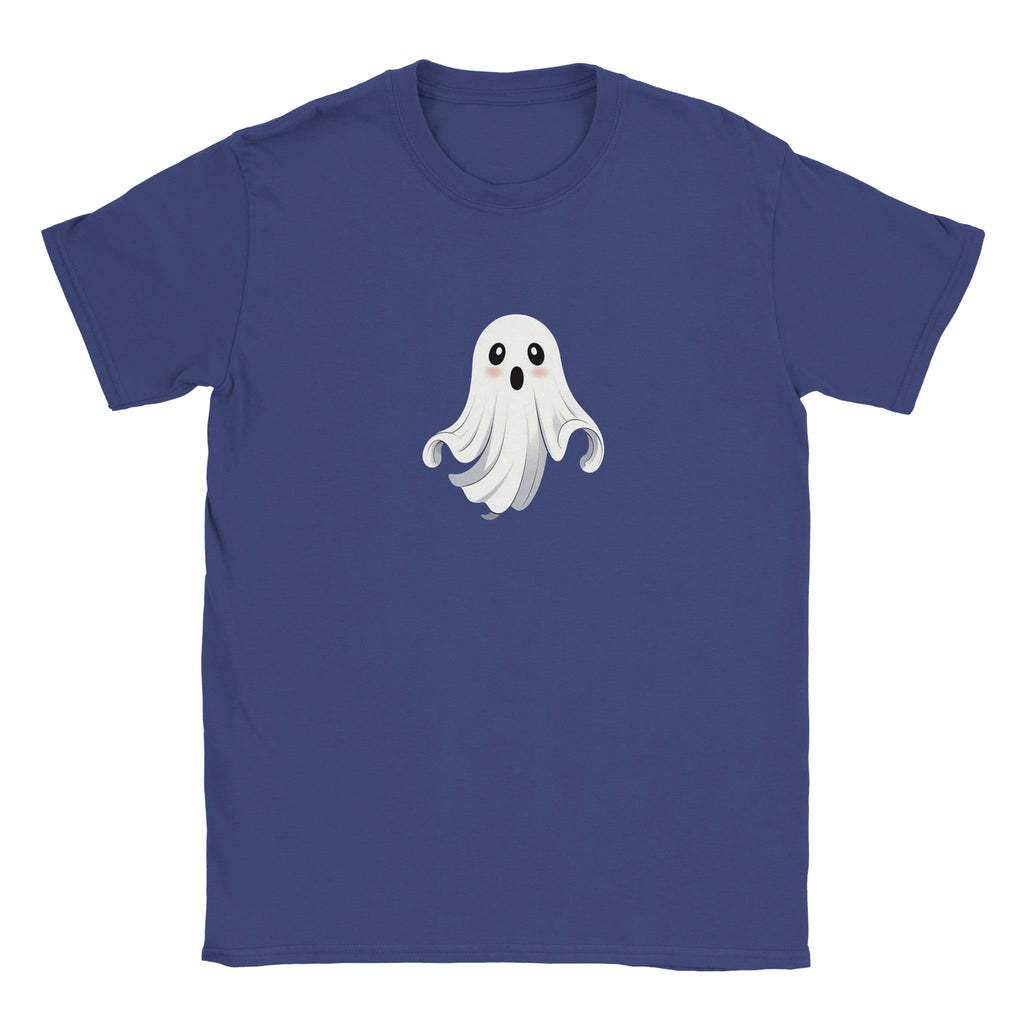 Shy Ghost Classic Kids Crewneck T-shirt - DazeRoom