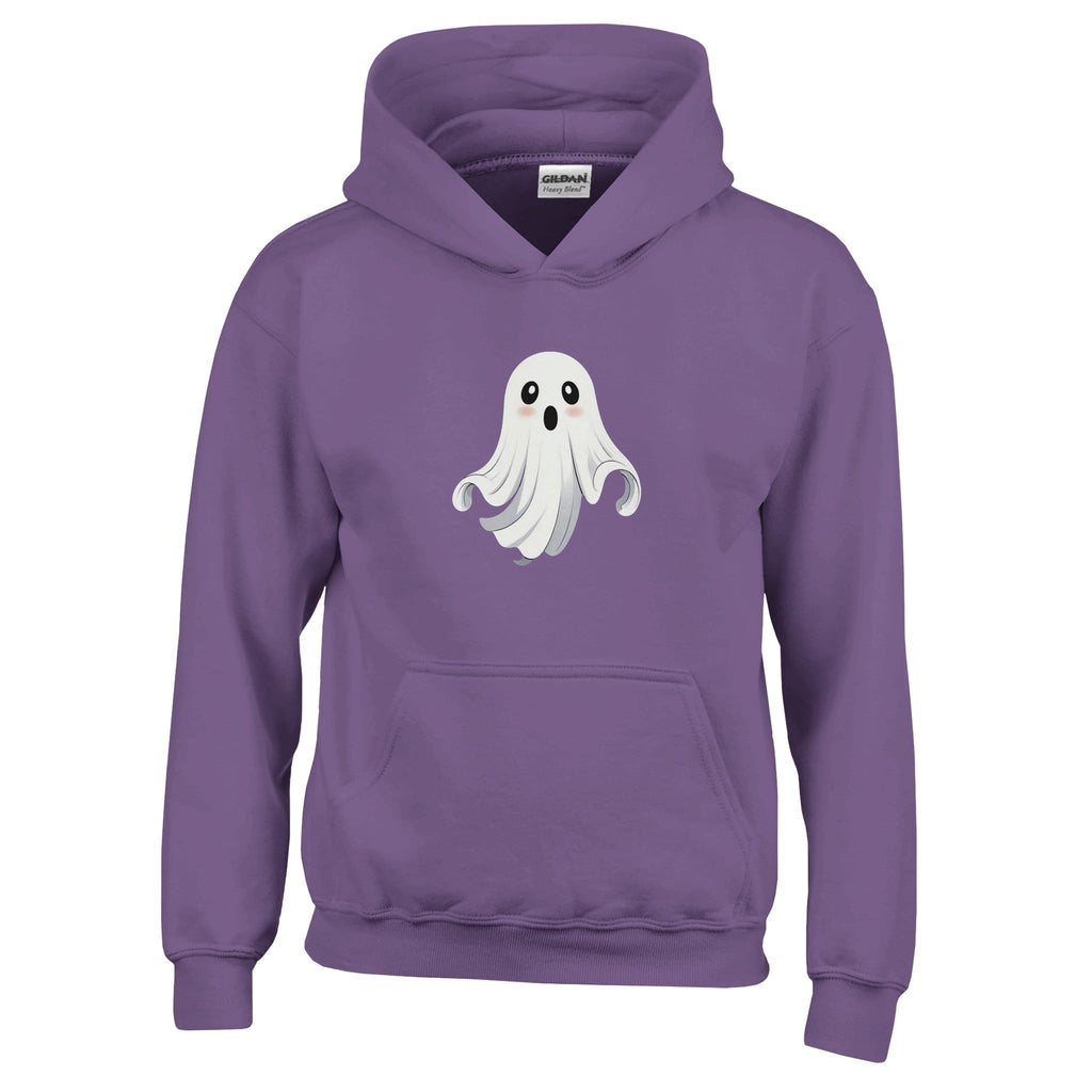 Shy Ghost Classic Kids Pullover Hoodie - DazeRoom