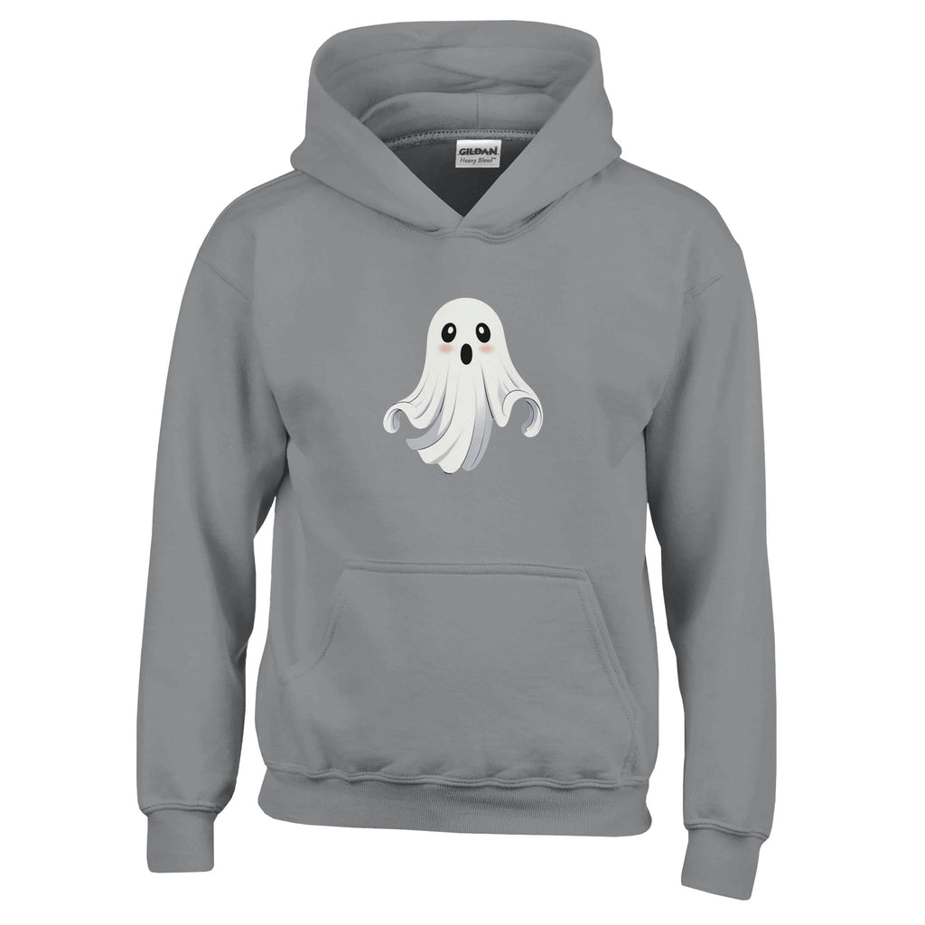 Shy Ghost Classic Kids Pullover Hoodie - DazeRoom