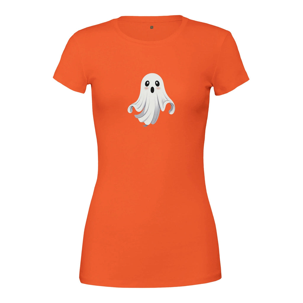 Shy Ghost Premium Womens Crewneck T-shirt - DazeRoom