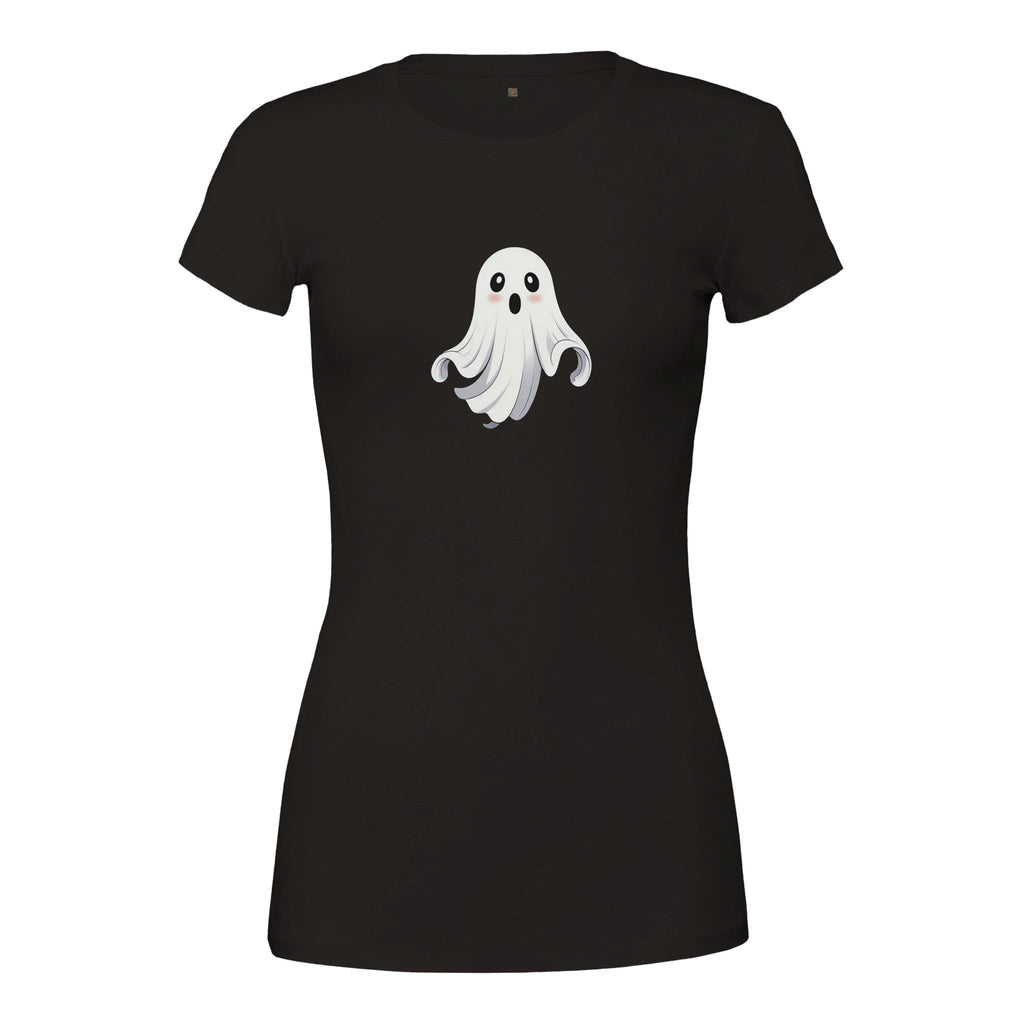 Shy Ghost Premium Womens Crewneck T-shirt - DazeRoom