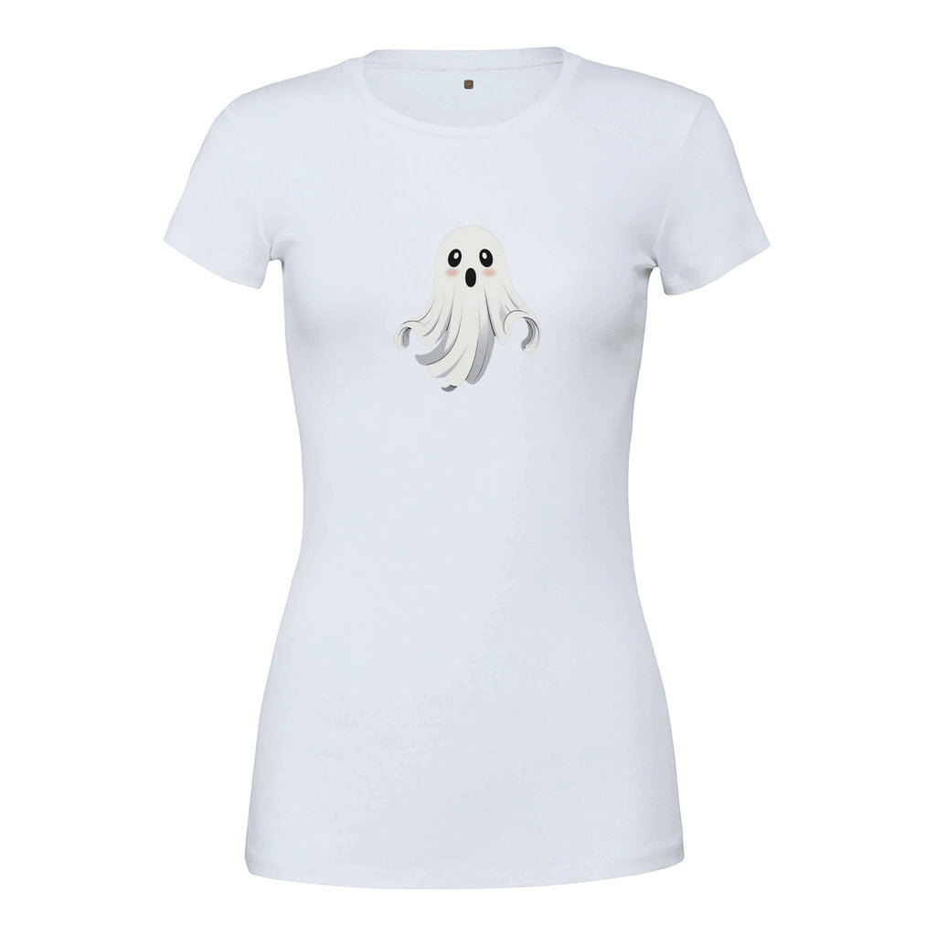 Shy Ghost Premium Womens Crewneck T-shirt - DazeRoom