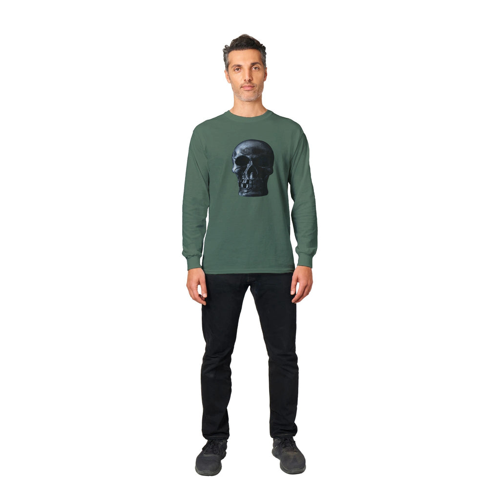 Skull Men Longsleeve T-shirt - DazeRoom