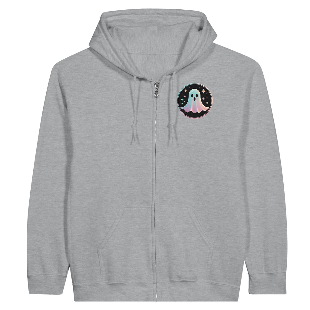 Starry Ghost Retro Vice Edition Classic Unisex Zip Hoodie - DazeRoom