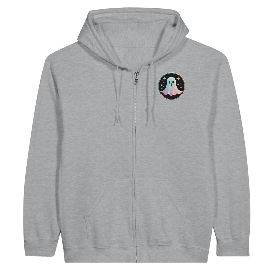 Starry Ghost Retro Vice Edition Classic Unisex Zip Hoodie - DazeRoom