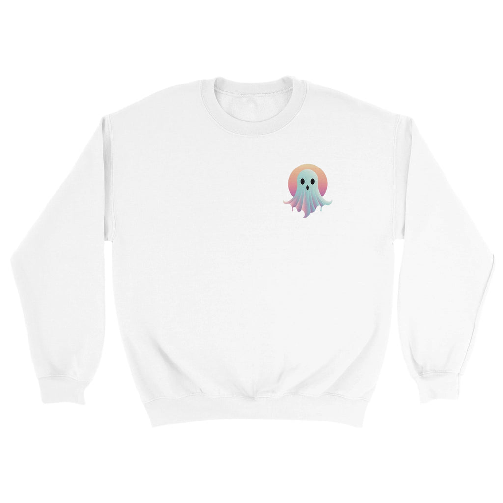 Sunset Ghost Retro Vice Edition Classic Unisex Crewneck Sweatshirt | Gildan® 18000 - DazeRoom