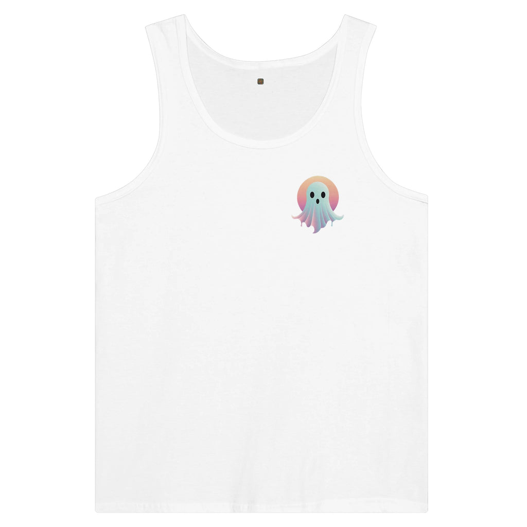 Sunset Ghost Retro Vice Edition Premium Unisex Tank Top - DazeRoom