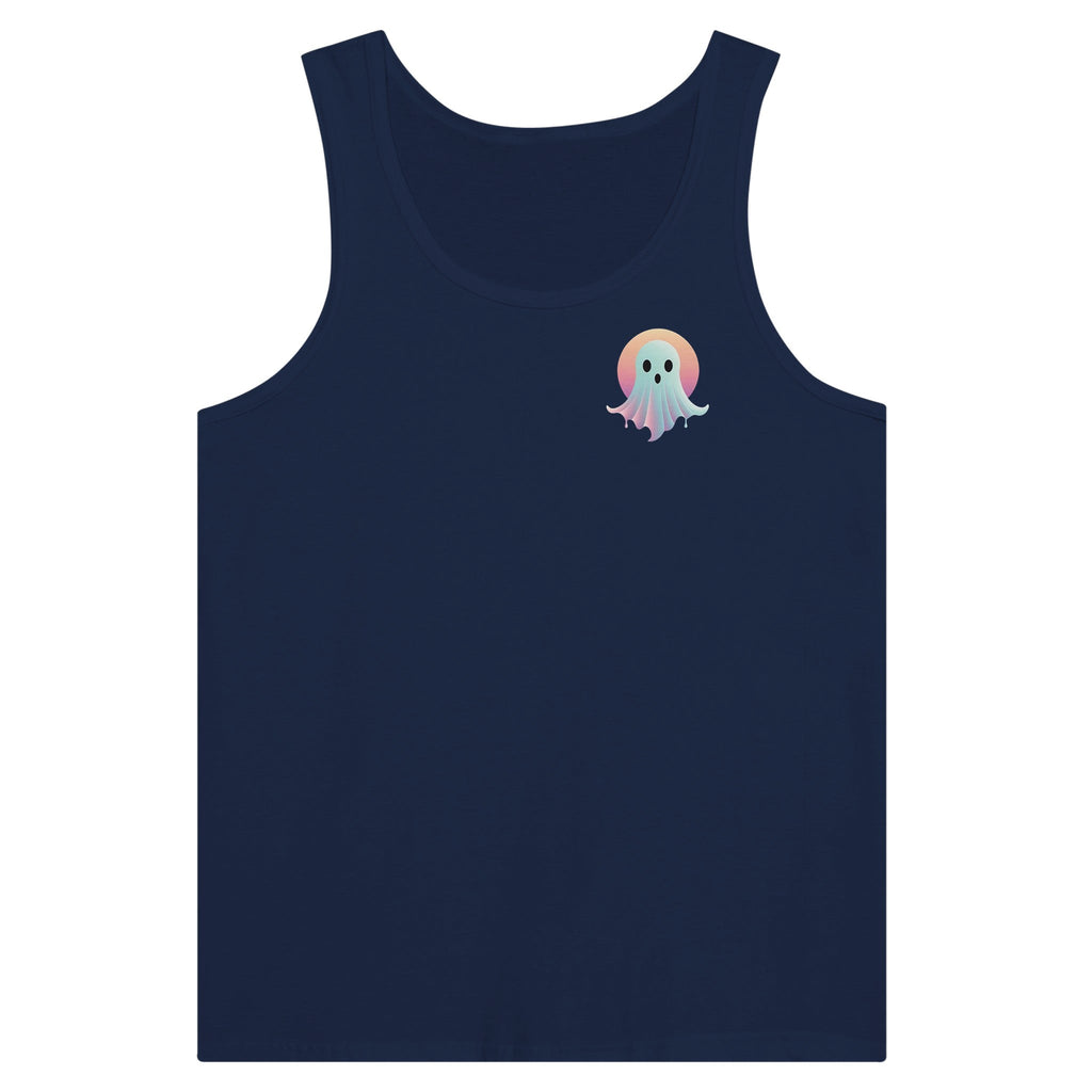 Sunset Ghost Retro Vice Edition Premium Unisex Tank Top - DazeRoom