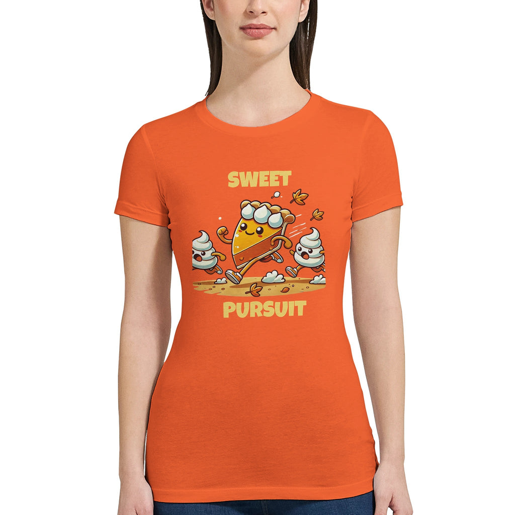 Sweet Pursuit Womens Crewneck T-shirt | Bella + Canvas 6004 - DazeRoom