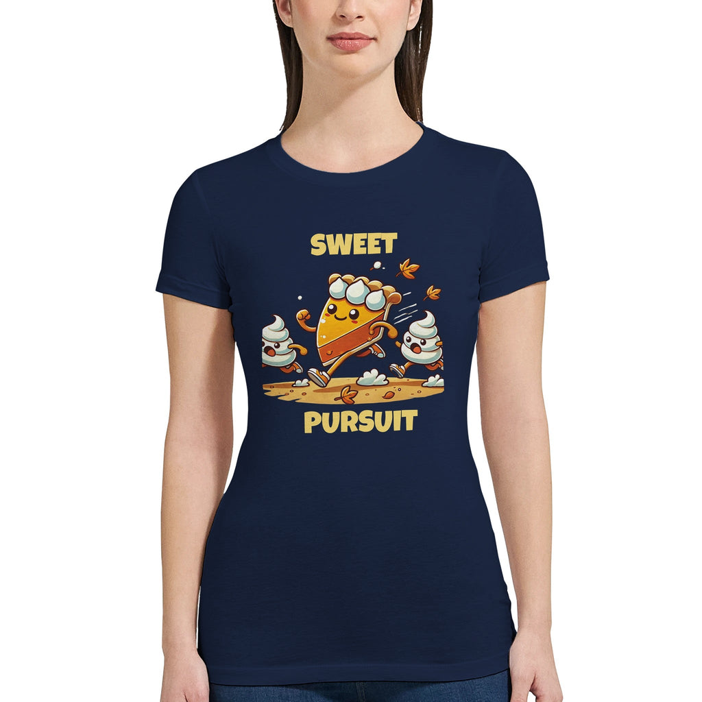 Sweet Pursuit Womens Crewneck T-shirt | Bella + Canvas 6004 - DazeRoom