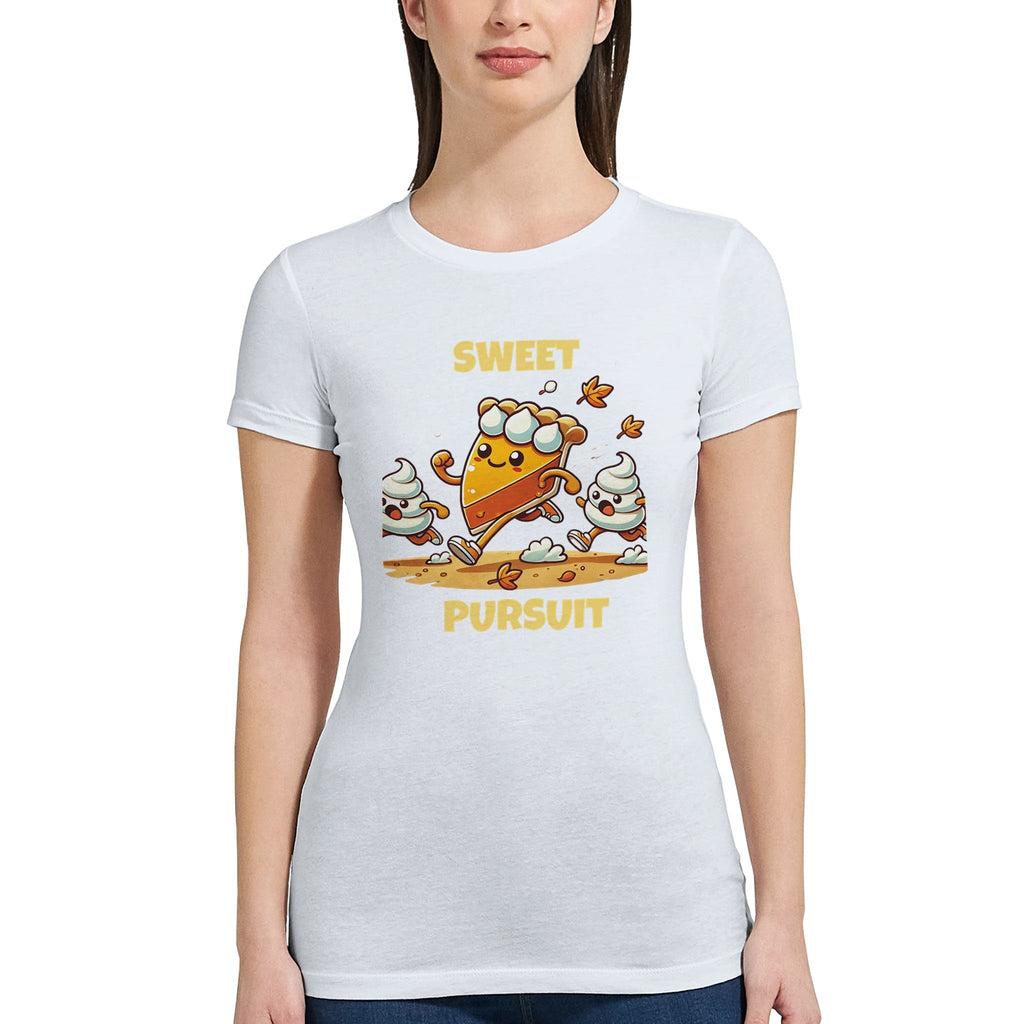 Sweet Pursuit Womens Crewneck T-shirt | Bella + Canvas 6004 - DazeRoom