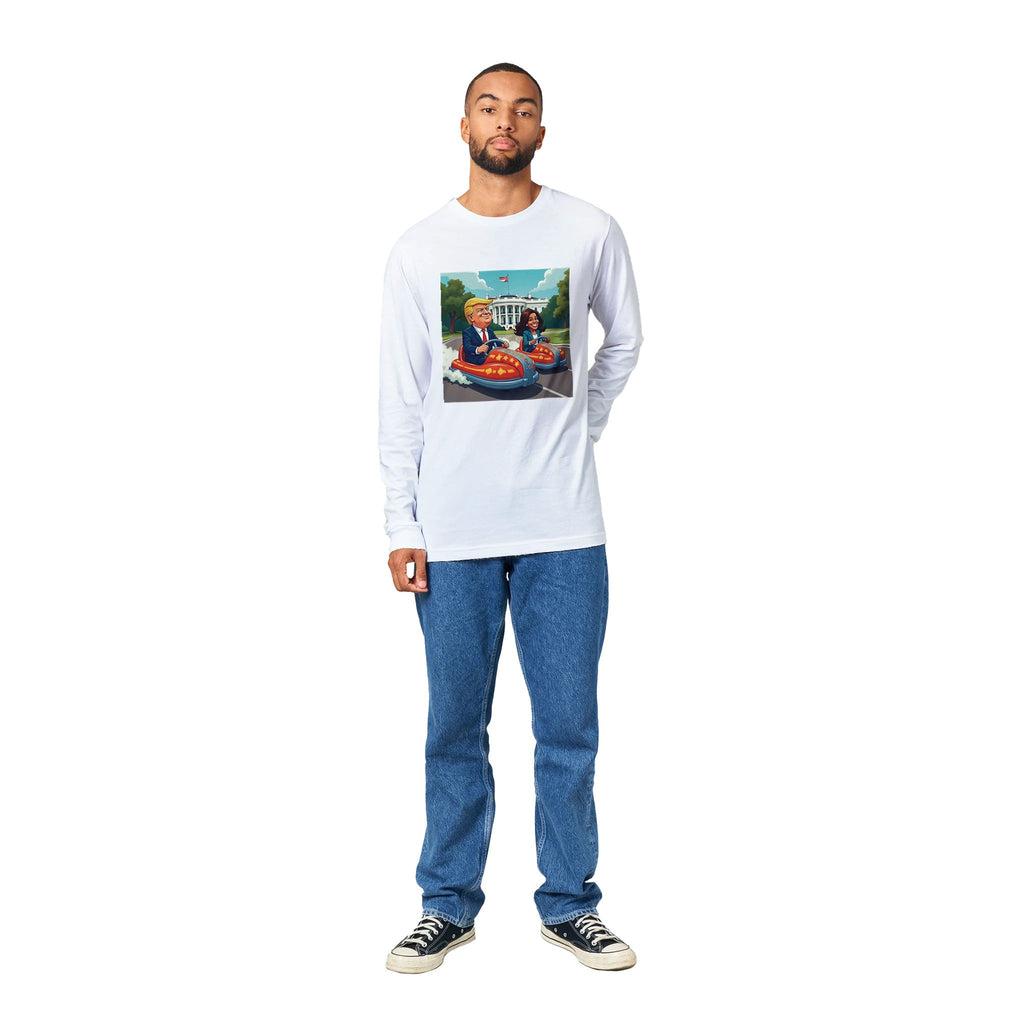 The Race to the White House Men's Premium Longsleeve T-shirt - DazeRoom