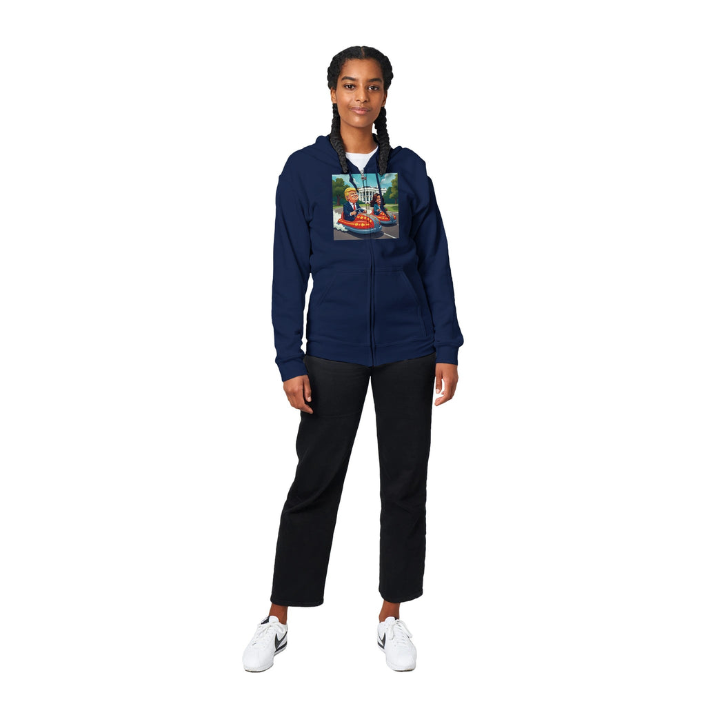 The Race to the White House Women's Classic Zip Hoodie - DazeRoom