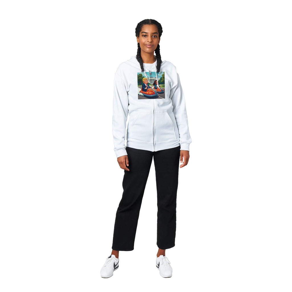 The Race to the White House Women's Classic Zip Hoodie - DazeRoom