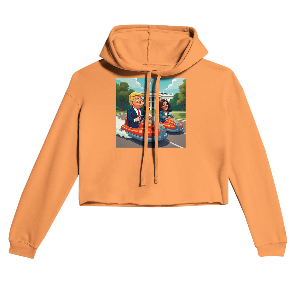 The Race to the White House Women's Cropped Hoodie | Bella + Canvas 7502 - DazeRoom