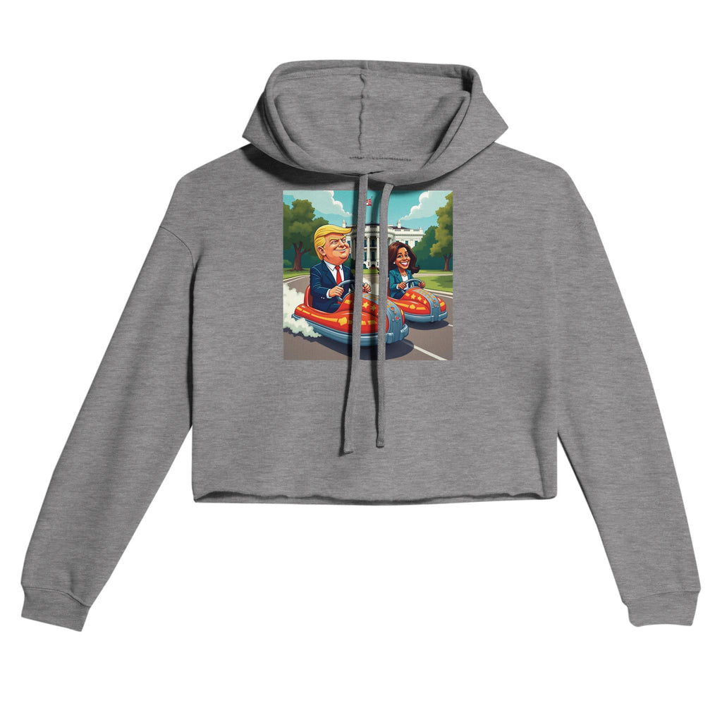 The Race to the White House Women's Cropped Hoodie | Bella + Canvas 7502 - DazeRoom