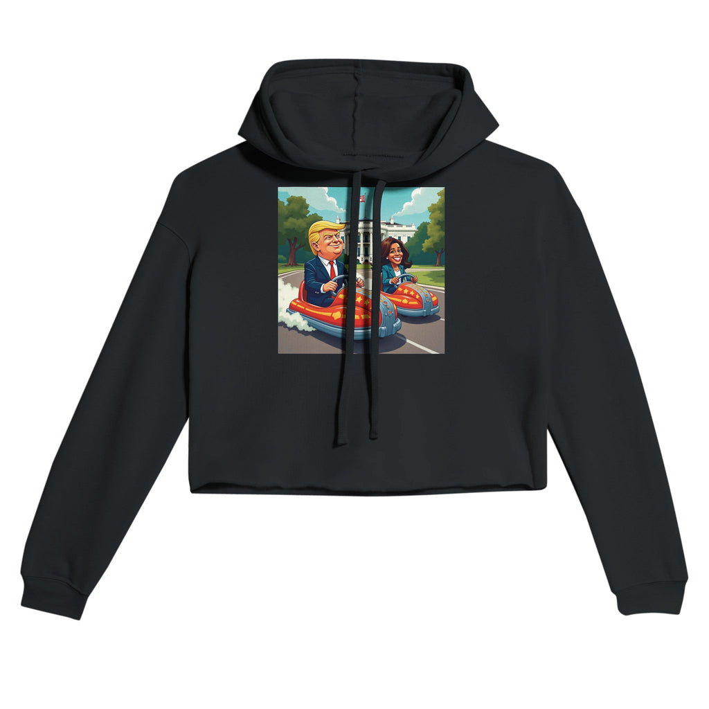 The Race to the White House Women's Cropped Hoodie | Bella + Canvas 7502 - DazeRoom