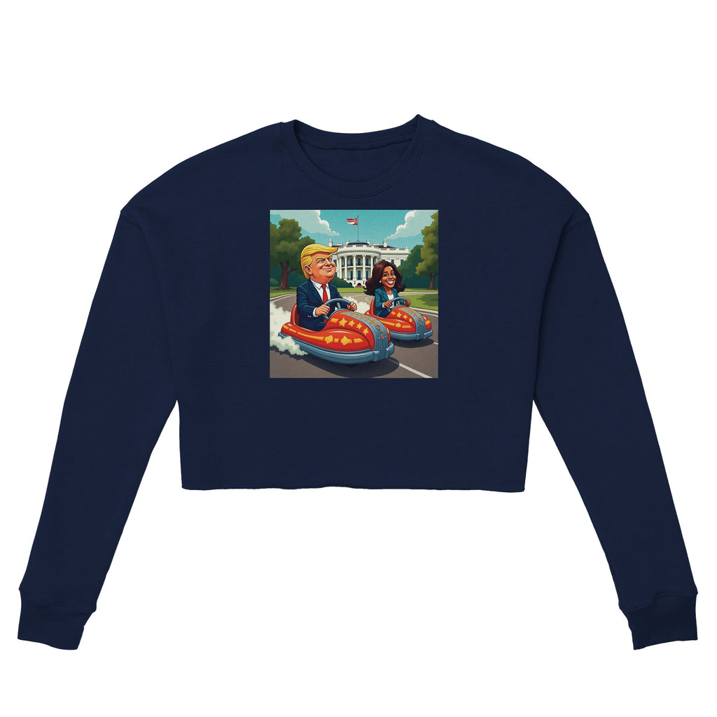 The Race to the White House Women's Cropped Sweatshirt | Bella + Canvas 7503 - DazeRoom