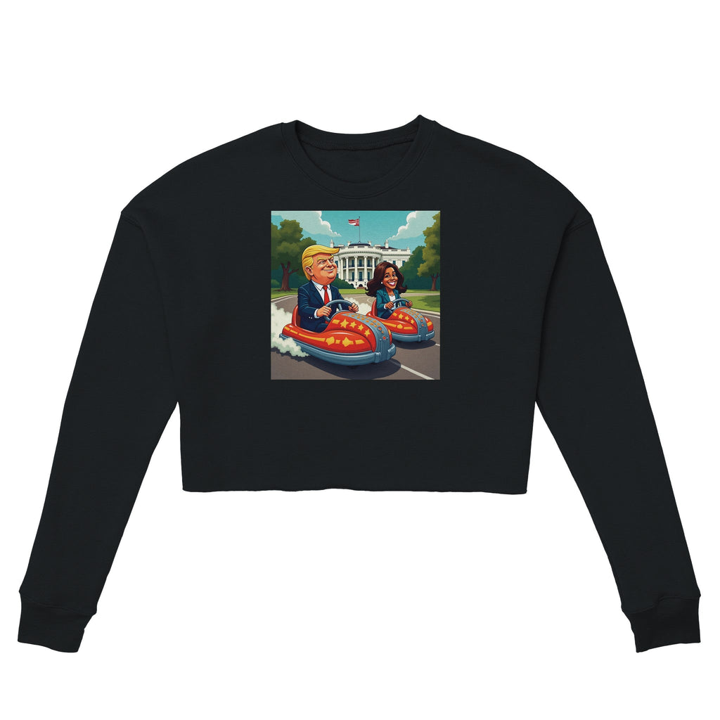 The Race to the White House Women's Cropped Sweatshirt | Bella + Canvas 7503 - DazeRoom