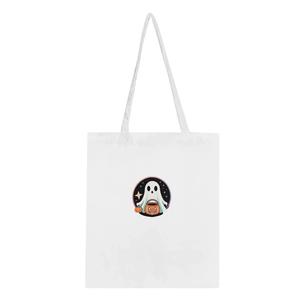 Trick or Treat Retro Vice Ghost Classic Tote Bag - DazeRoom