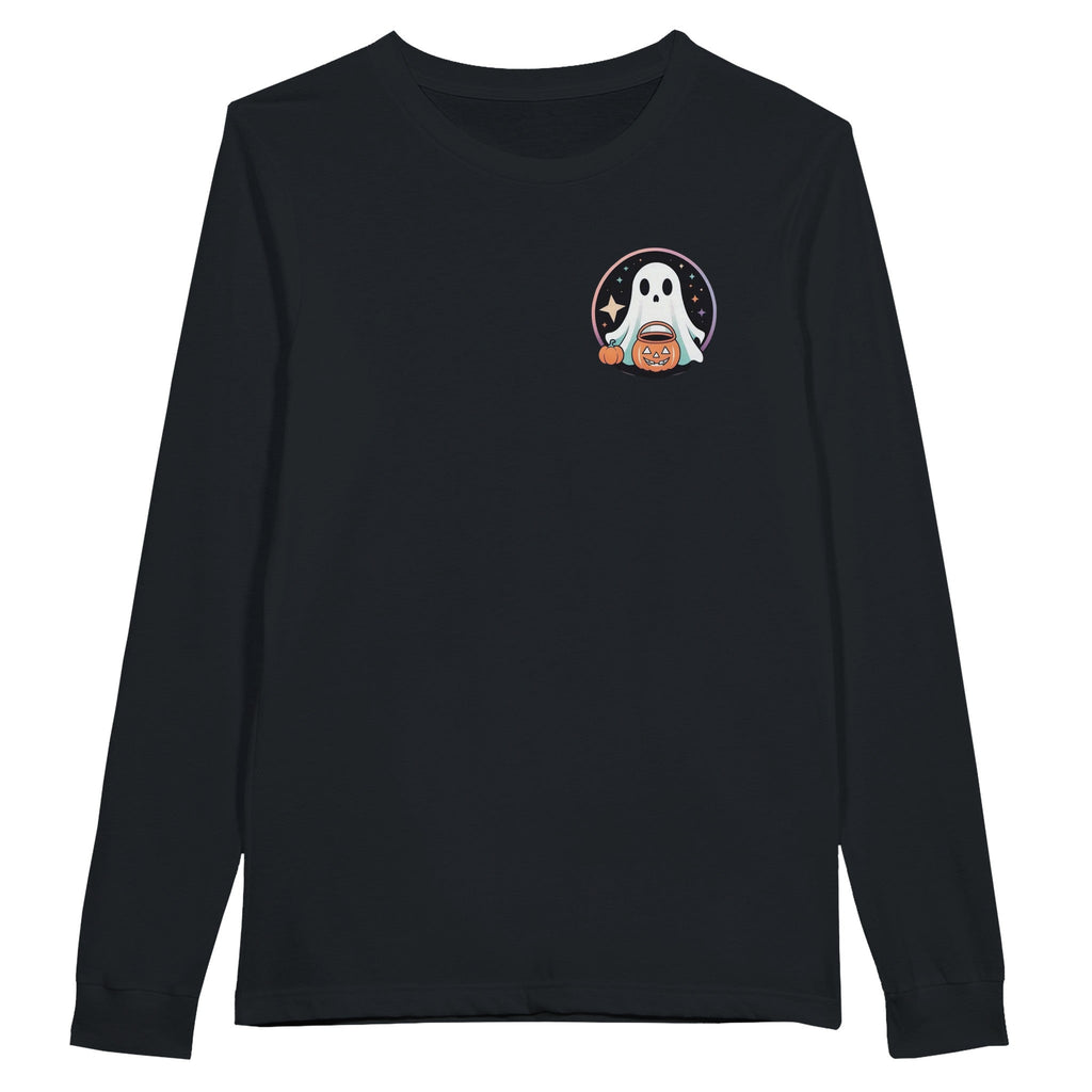 Trick or Treat Retro Vice Ghost Premium Unisex Longsleeve T-shirt - DazeRoom