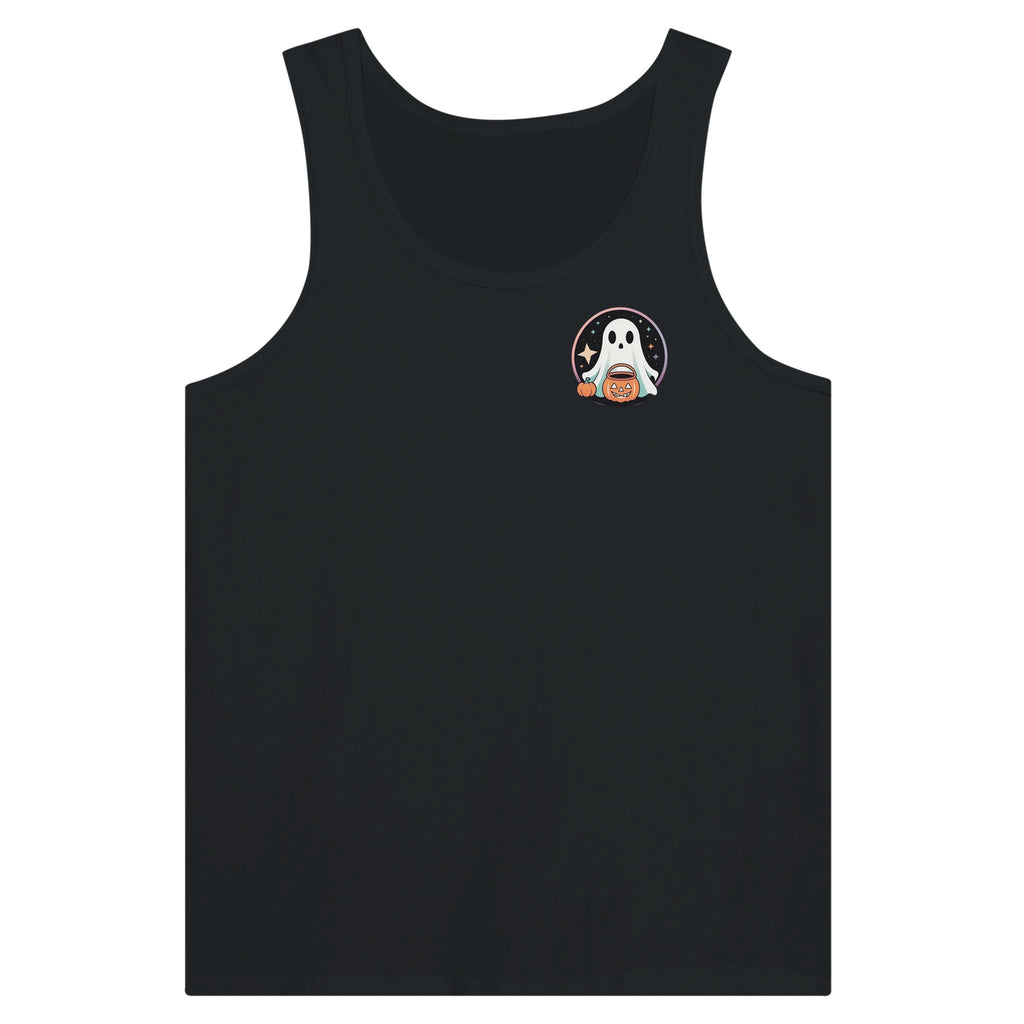 Trick or Treat Retro Vice Ghost Premium Unisex Tank Top - DazeRoom