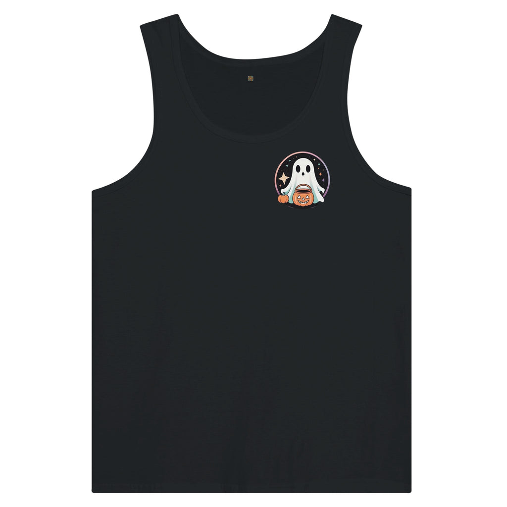 Trick or Treat Retro Vice Ghost Premium Unisex Tank Top - DazeRoom