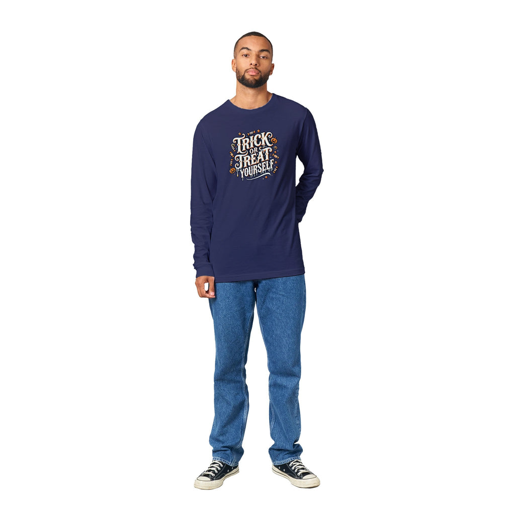 Trick or Treat Yourself Men's Premium Longsleeve T-shirt - DazeRoom