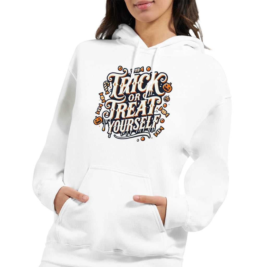 Trick or Treat Yourself Women's Classic Pullover Hoodie | Gildan® 18500 - DazeRoom