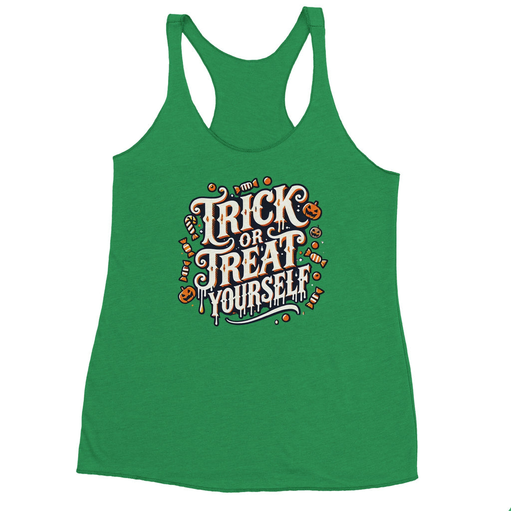 Trick or Treat Yourself Women's Racerback Tank Top | Next Level 6733 - DazeRoom